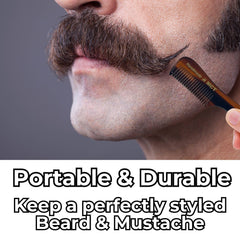 G.B.S MCT Moustache Comb Fine Toothed 3