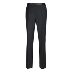 Rainwater's Luxury Collection Super 140's Wool Slim Fit Black Peak Lapel Tuxedo