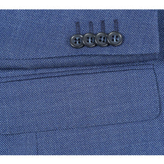 Rainwater's Luxury Collection Wool classic Fit Suit In Blue Nailhead