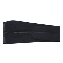 Rainwater's Luxury Collection Super 140's Wool Slim Fit Black Peak Lapel Tuxedo