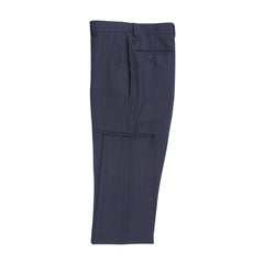 English Laundry Peak Lapel Slim Fit Suit In Char Blue Heather