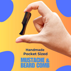 G.B.S MCT Moustache Comb Fine Toothed 3