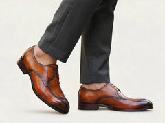 Carrucci Allen Split Toe Derby in Whisky
