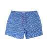 Buoy & Boat Swim Trunks Tidal Pattern in Blue