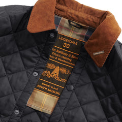 Barbour Liddesdale 30th Anniversary Quilted Jacket In Navy