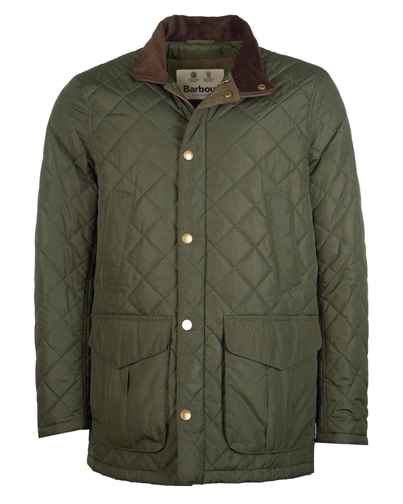 Barbour Devon Quilted Jacket In Sage | Rainwater's