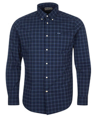 Barbour Lomond Tailored Buttondown Collar Shirt in Midnight Tartan