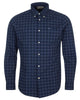 Barbour Lomond Tailored Buttondown Collar Shirt in Midnight Tartan