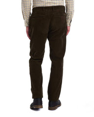 Barbour Nueston Stretch Corduroy Trousers In Dark Olive