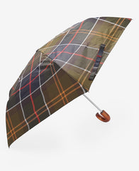 Barbour Tartan Mini Umbrella In Classic Tartan