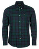 -Rainwater's -Barbour - Button Up Sport Shirts - Barbour Wetheram Black Watch Tartan Plaid Button Down Collar Shirt in Tailored Fit -