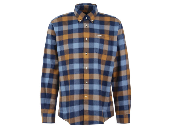 -Rainwater's -Barbour - Button Up Sport Shirts - Barbour Damfield Tailored Shirt in Navy -