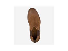 -Rainwater's -USA Name Brand - Shoes - Barrett Tan Oiled Suede Chelsea Slip On Boot in Tan -