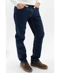 Devil Dog Jeans Slim Straight Mount Jefferson Dark Denim