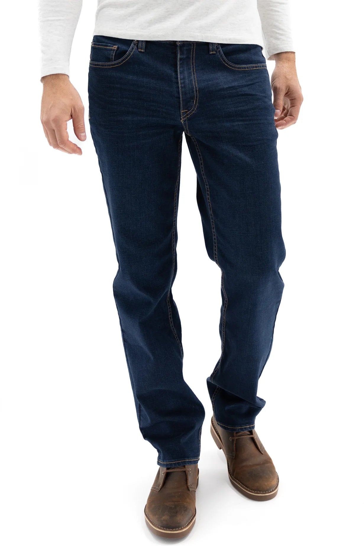 Devil Dog Jeans Slim Straight Mount Jefferson Dark Denim