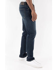 Devil Dog Jeans Durham Athletic Jean In Dark Washed Denim