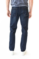 Devil Dog Jeans Durham Athletic Jean In Dark Washed Denim