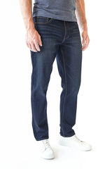 Devil Dog Jeans Durham Athletic Jean In Dark Washed Denim