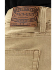 Devil Dog Jeans Athletic Jean In Wheat