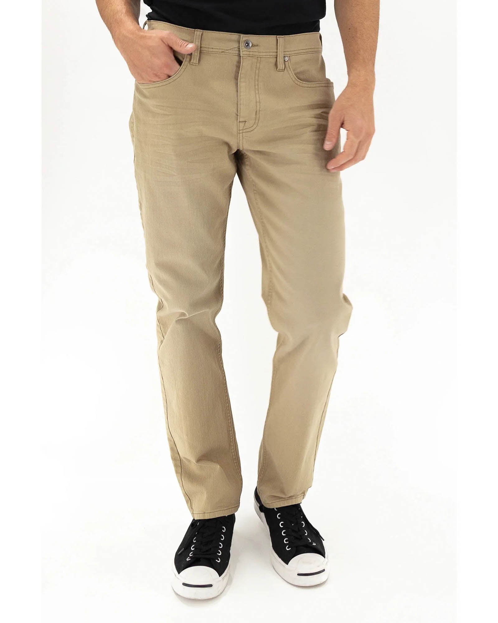 Devil Dog Jeans Athletic Jean In Wheat