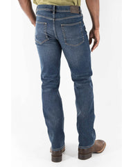 Devil Dog Jeans Clayton Bootcut Jean In Med Dark Denim