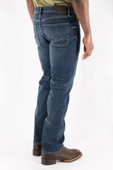 Devil Dog Jeans Clayton Bootcut Jean In Med Dark Denim