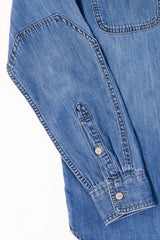 Devil Dog Crowders Workwear Denim Button Up Shirt