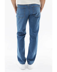 Devil Dog Blue Rock Slim Straight Jean In Blue