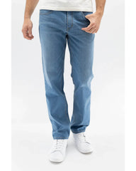 Devil Dog Blue Rock Slim Straight Jean In Blue