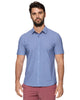 Flag & Anthem Madeflex Journey Stretch Short Sleeve Shirt Lynco Neat Print in Blue