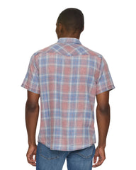 Flag & Anthem Short Sleeve Shirt Benton Denim Vintage Western