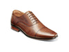 -Rainwater's -Florsheim - Shoes - Florsheim Postino Scratch Print Cap Toe Balmoral Oxford in Cognac -