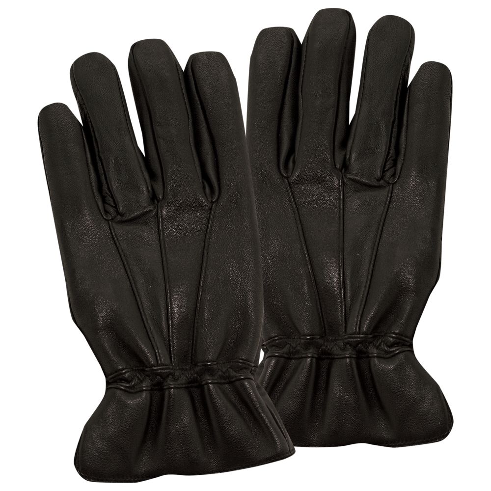 Dorfman Outdoor Settler Leather Gloves in Black