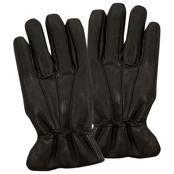 Dorfman Outdoor Settler Leather Gloves in Black