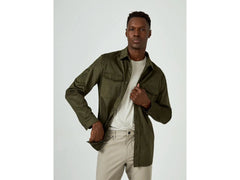 -Rainwater's -7 Diamonds - Sport Shirts - 7 Diamonds Country Roads Shirt Jacket In Olive -