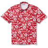 Reyn Spooner Pua Arkansas Razorback Hawaiian Print Polo