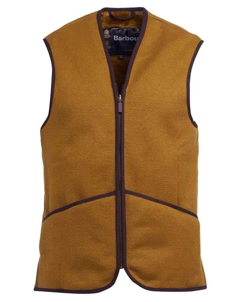 Barbour Warm Pile Waistcoat/Zip-In Liner in Brown | Rainwater's
