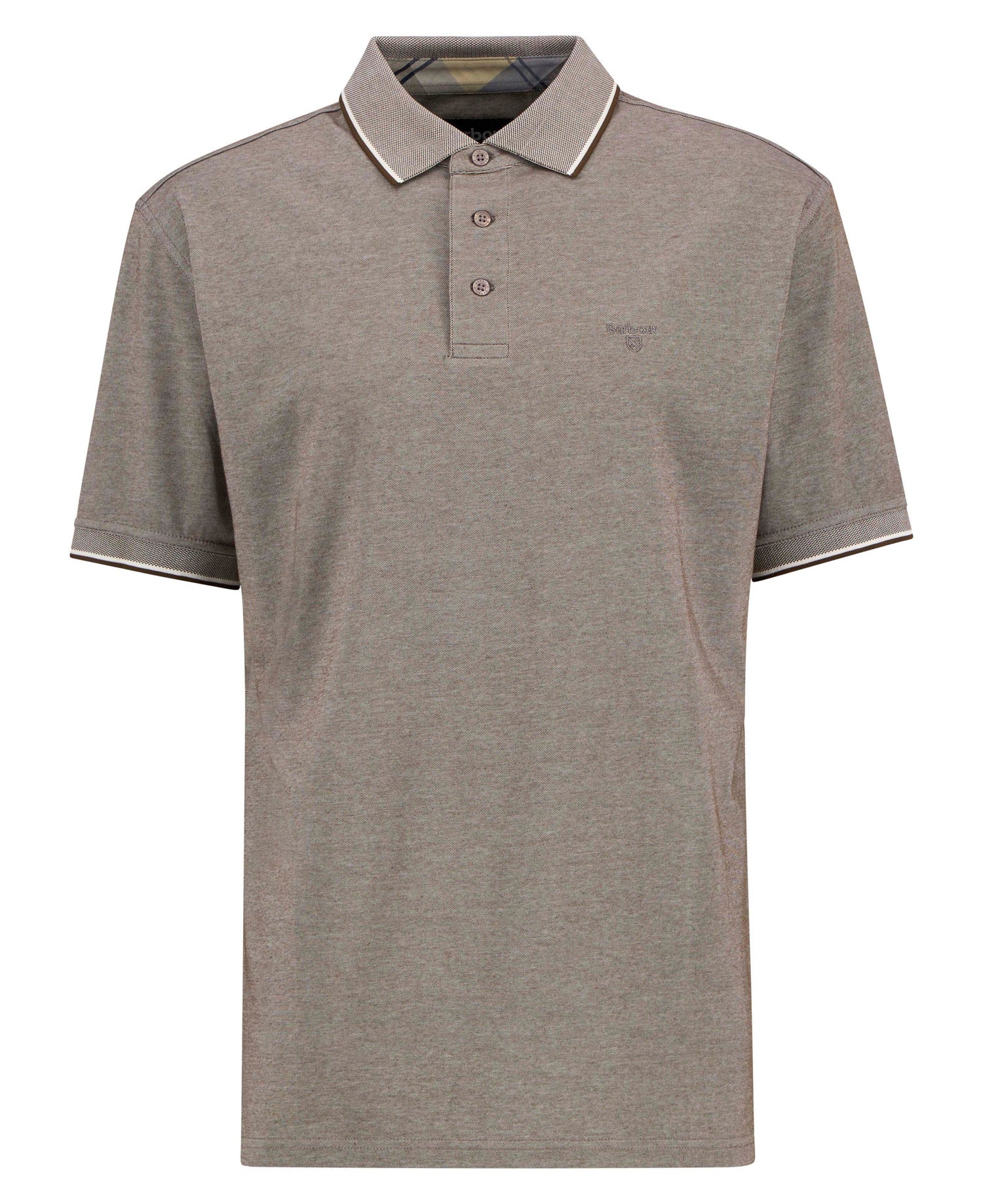Barbour Heydon Tech Polo In Dark Sand