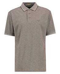 Barbour Heydon Tech Polo In Dark Sand