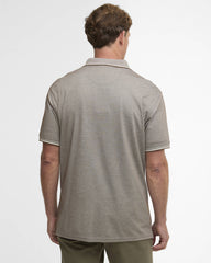 Barbour Heydon Tech Polo In Dark Sand