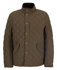 Barbour Shoveler Quilted Jacket In Dark Sand