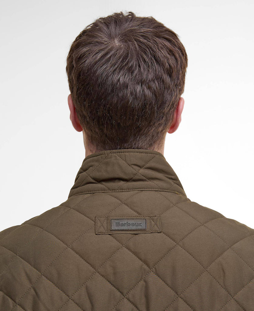 Barbour Shoveler Quilted Jacket In Dark Sand | Rainwater's