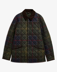 Barbour Icons Tartan Heritage Liddesdale Quilted Jacket In Classic Tartan