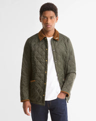 Barbour Icons Heritage Liddesdale Quilted Jacket In Sage
