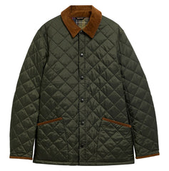 Barbour Icons Heritage Liddesdale Quilted Jacket In Sage