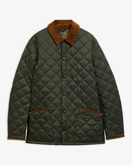 Barbour Icons Heritage Liddesdale Quilted Jacket In Sage