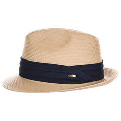Scala Oasis Fine Braid Toyo Fedora in Natural