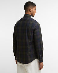 Barbour Wetheram Tailored Long-Sleeved Shirt In Shadow Classic Tartan