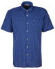 Barbour Nelson Short Sleeve Summer Shirt In Indigo