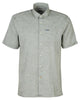 Barbour Nelson Short Sleeve Summer Shirt In Bleached Olive